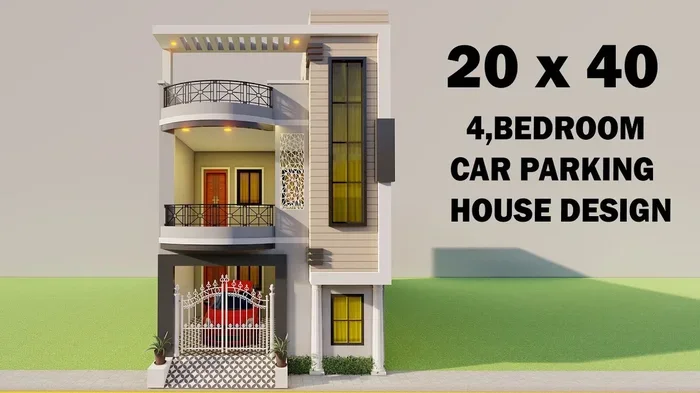 20 40 House Plan With Car Parking Best Layout Ideas